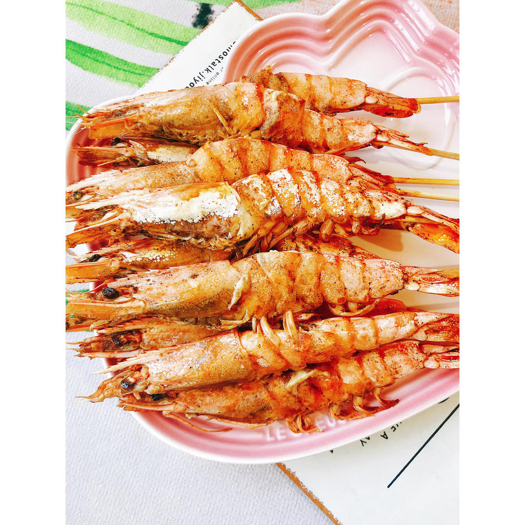 串烤黑虎虾