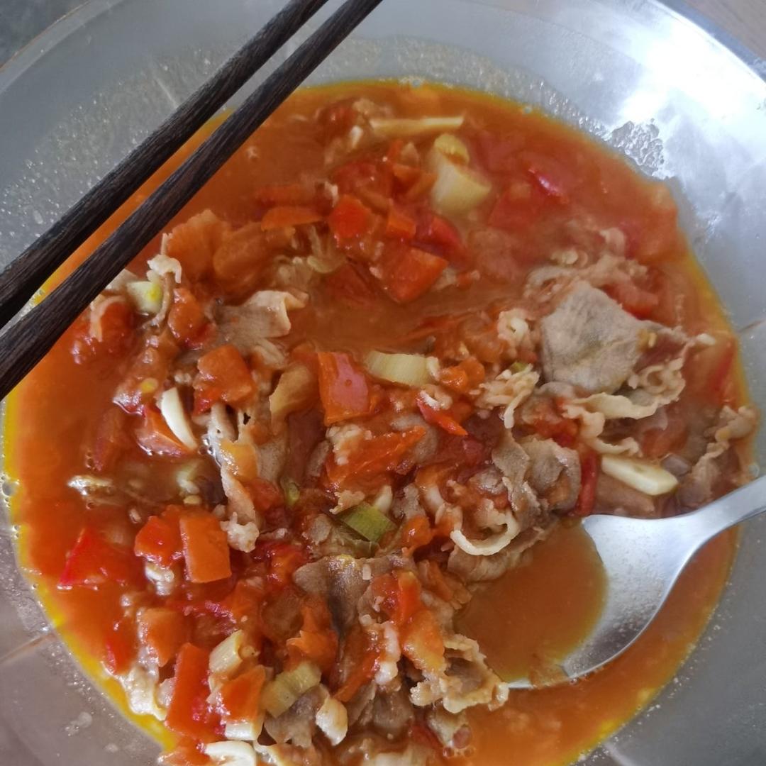 低脂又简单的番茄肥牛汤～酸酸甜甜超好喝
