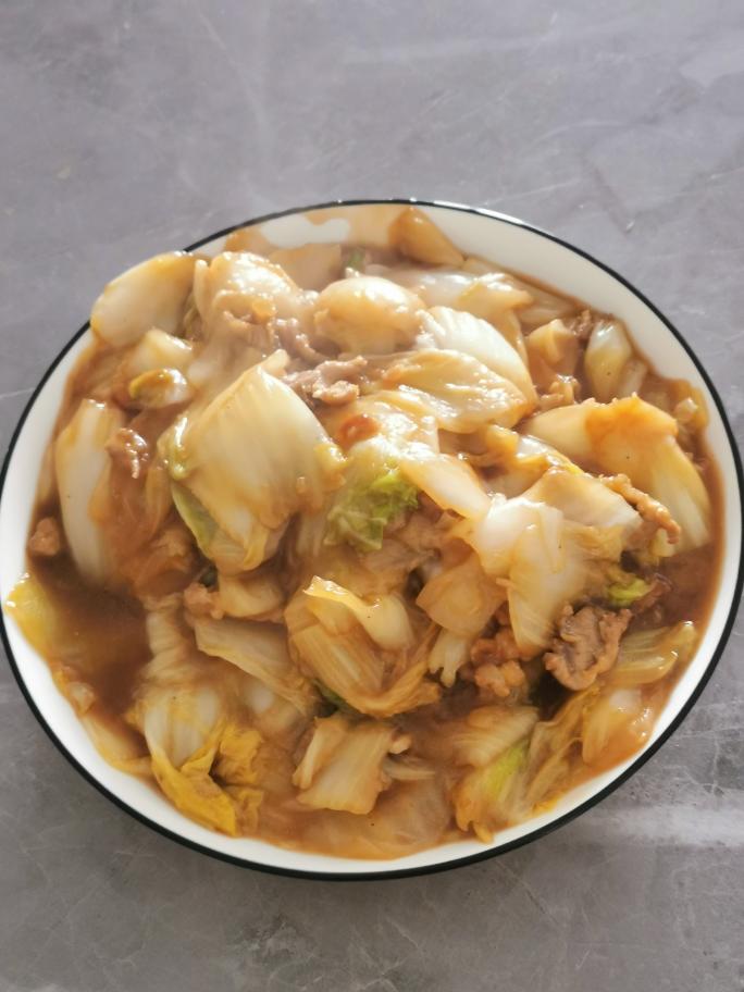 消耗白菜脑瓜大法—郭妈妈的醋溜白菜的做法