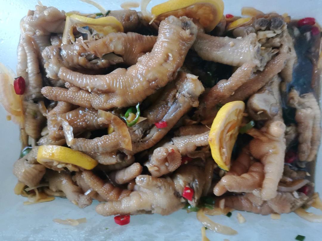 【柠檬酸辣鸡爪】自制超级无敌美味的网红鸡爪