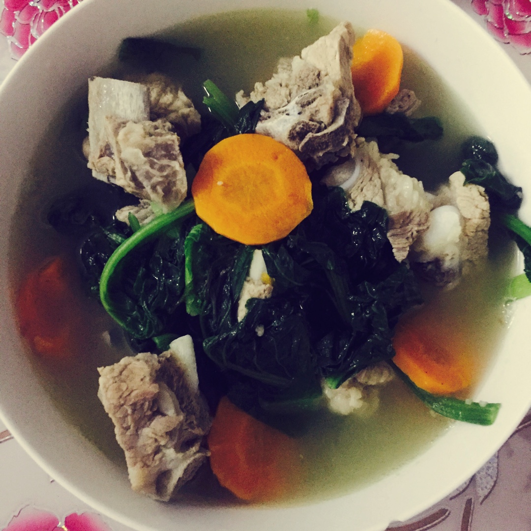 小白菜炖排骨
