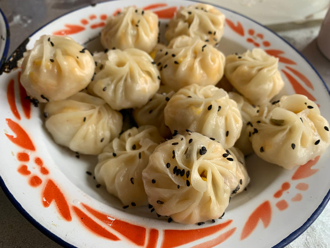 网红【水晶水煎包】一次就成功！