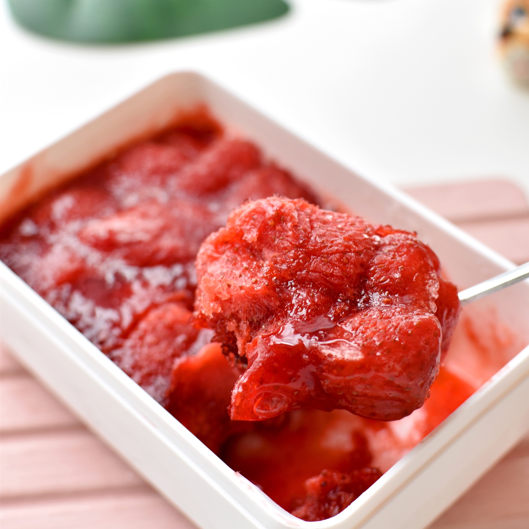 低卡版冰点草莓🍓冻草莓冰沙的做法