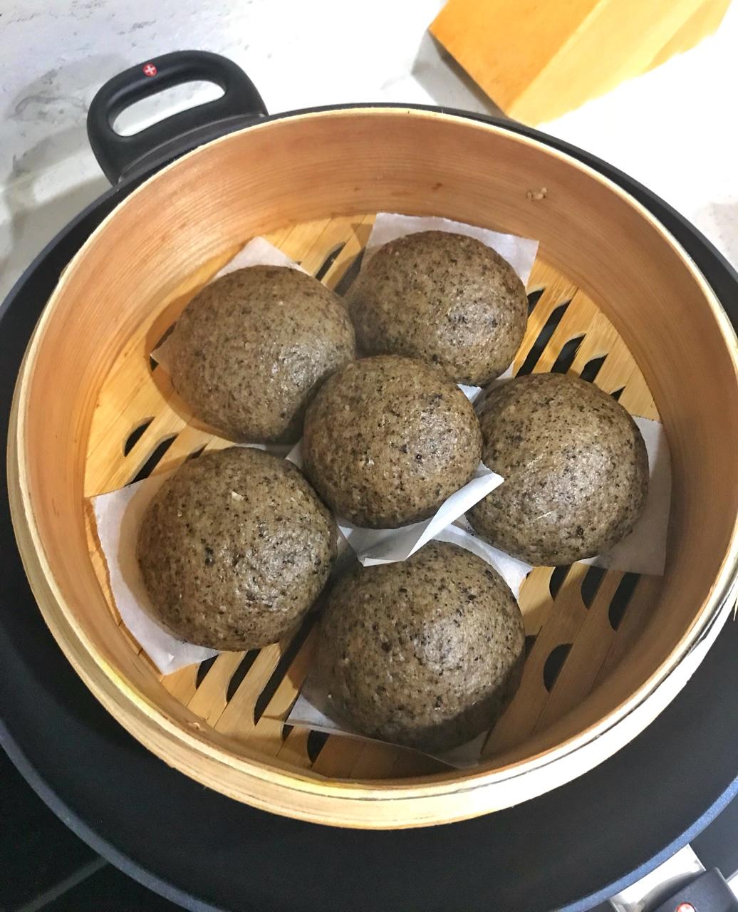 黑芝麻馒头之粗粮馒头2