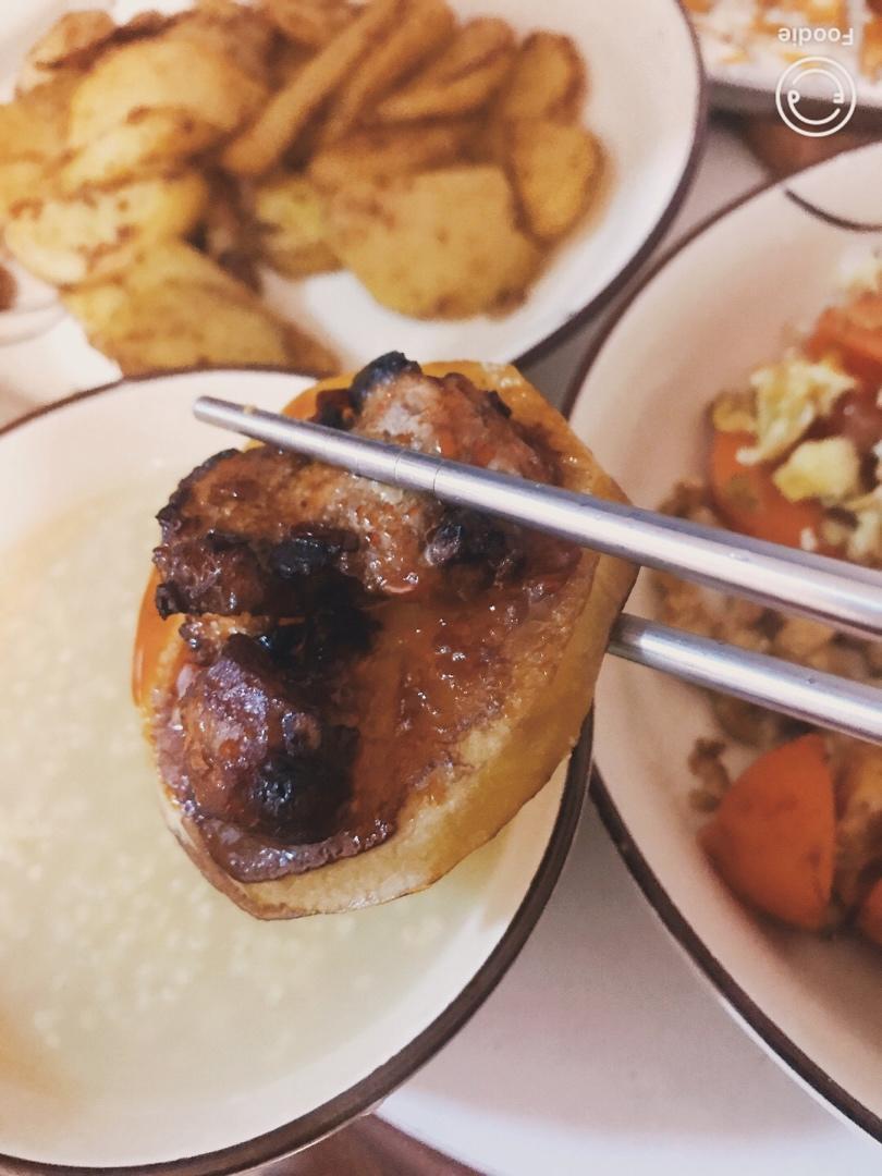 烤箱版土豆烤五花肉