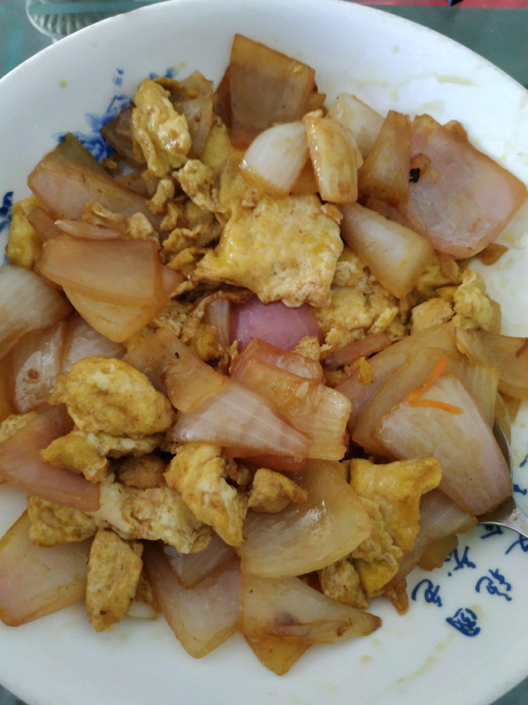 洋葱炒鸡蛋