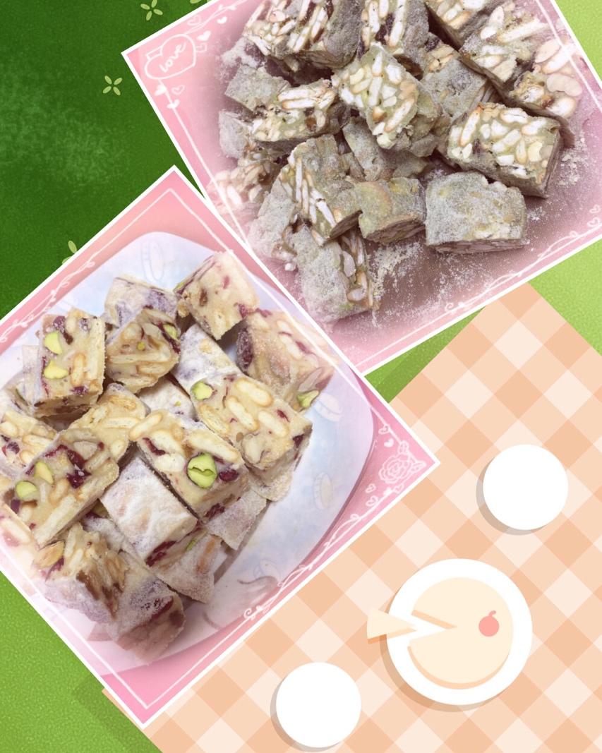 雪花酥（雪花饼，牛轧奶芙，奶酥）