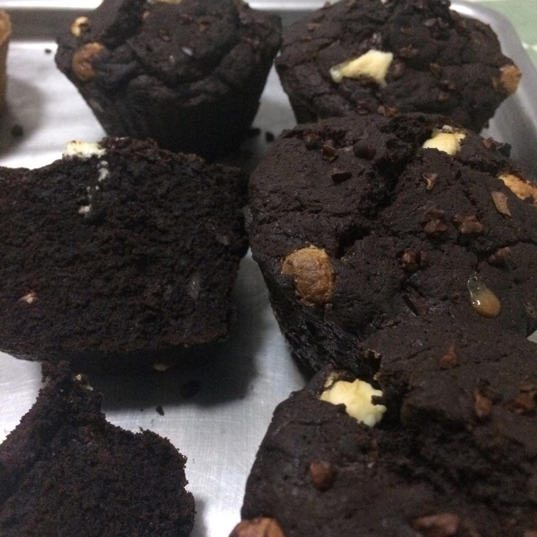 浓情巧克力摩卡马芬<Chocolate Espresso Muffins>
