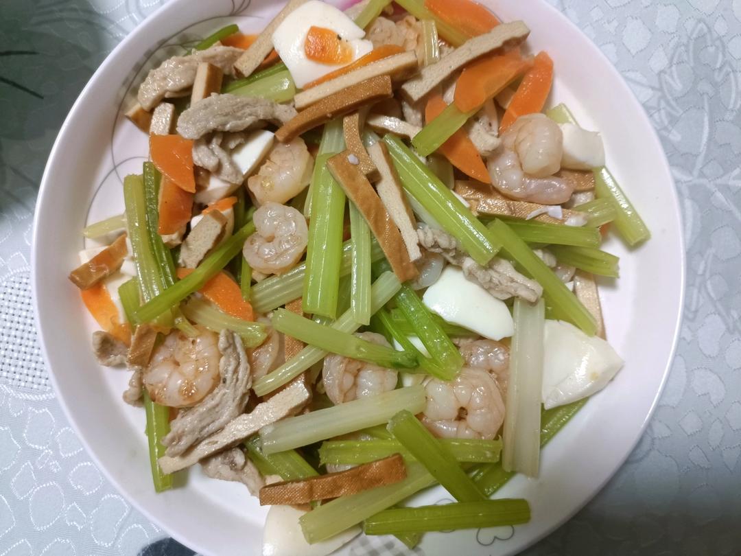㊙️巨好吃的西芹炒虾仁，减肥减脂必学菜谱，狂瘦脂必学菜谱，狂瘦！