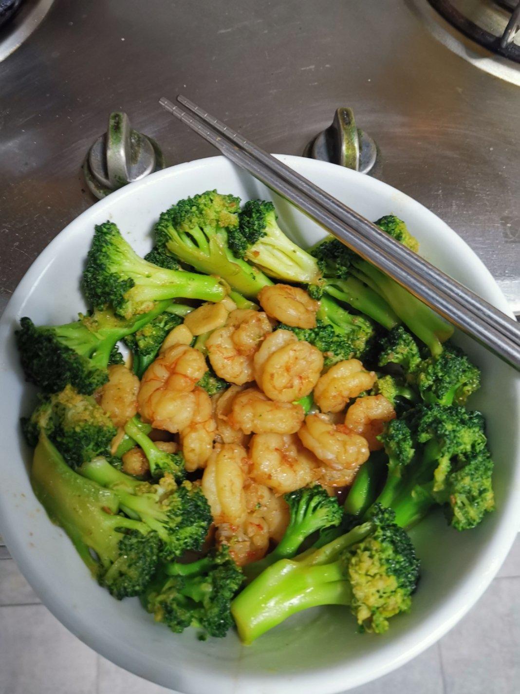 西兰花炒虾仁🍤