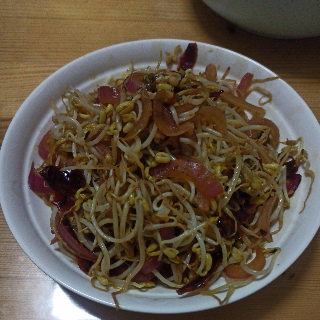 爆炒绿豆芽