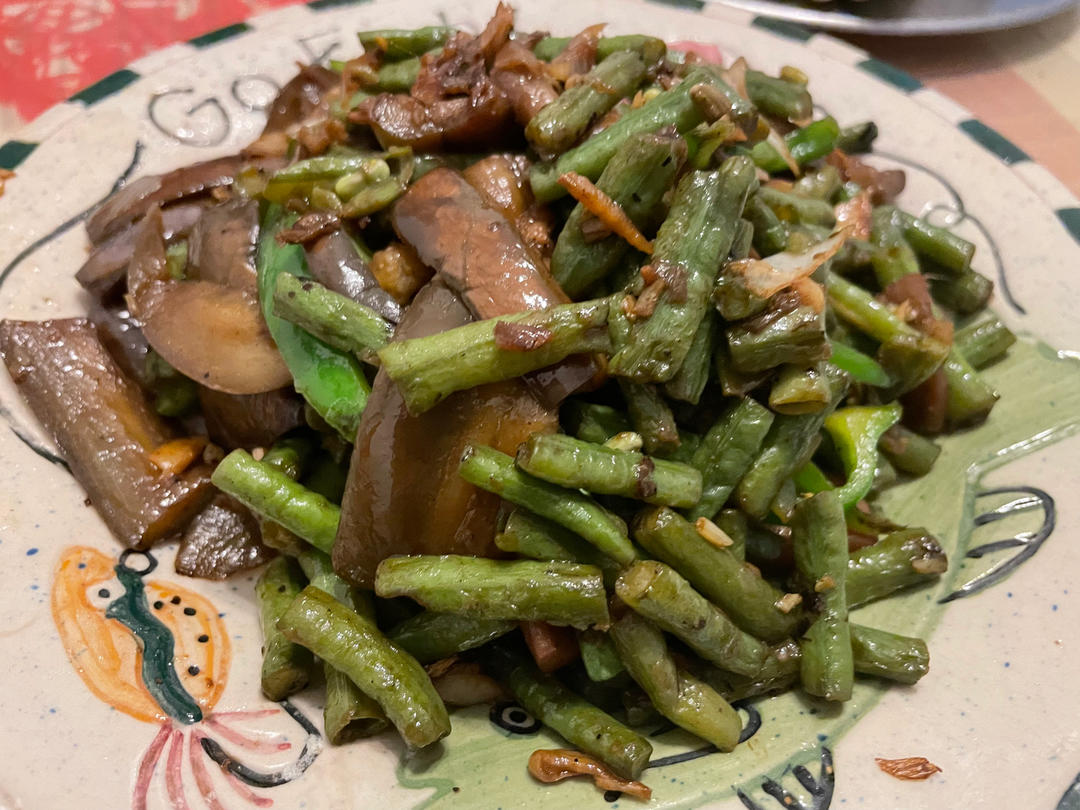 超级下饭的豆角烧茄子