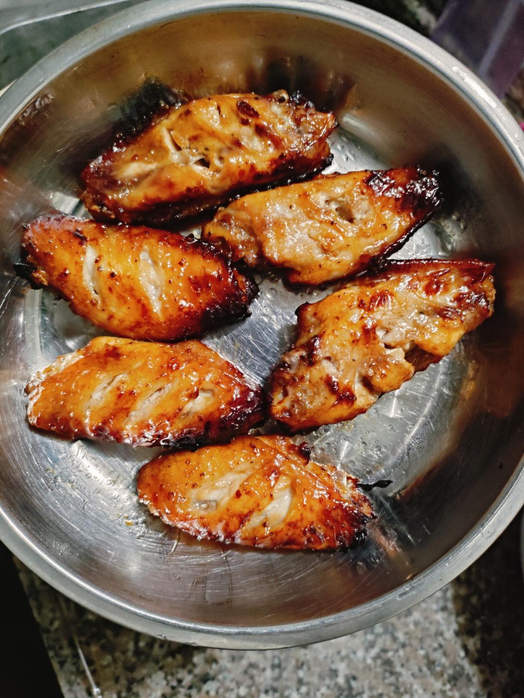 秒杀外面轻食店的所有鸡翅 吃了一次就彻底爱上(空气炸锅版)