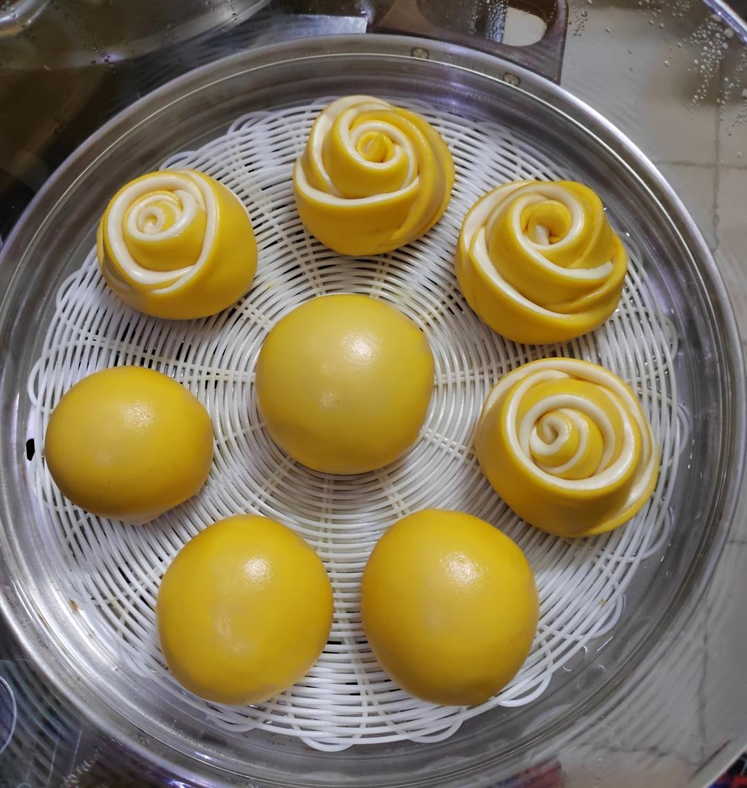 玫瑰花馒头教程！