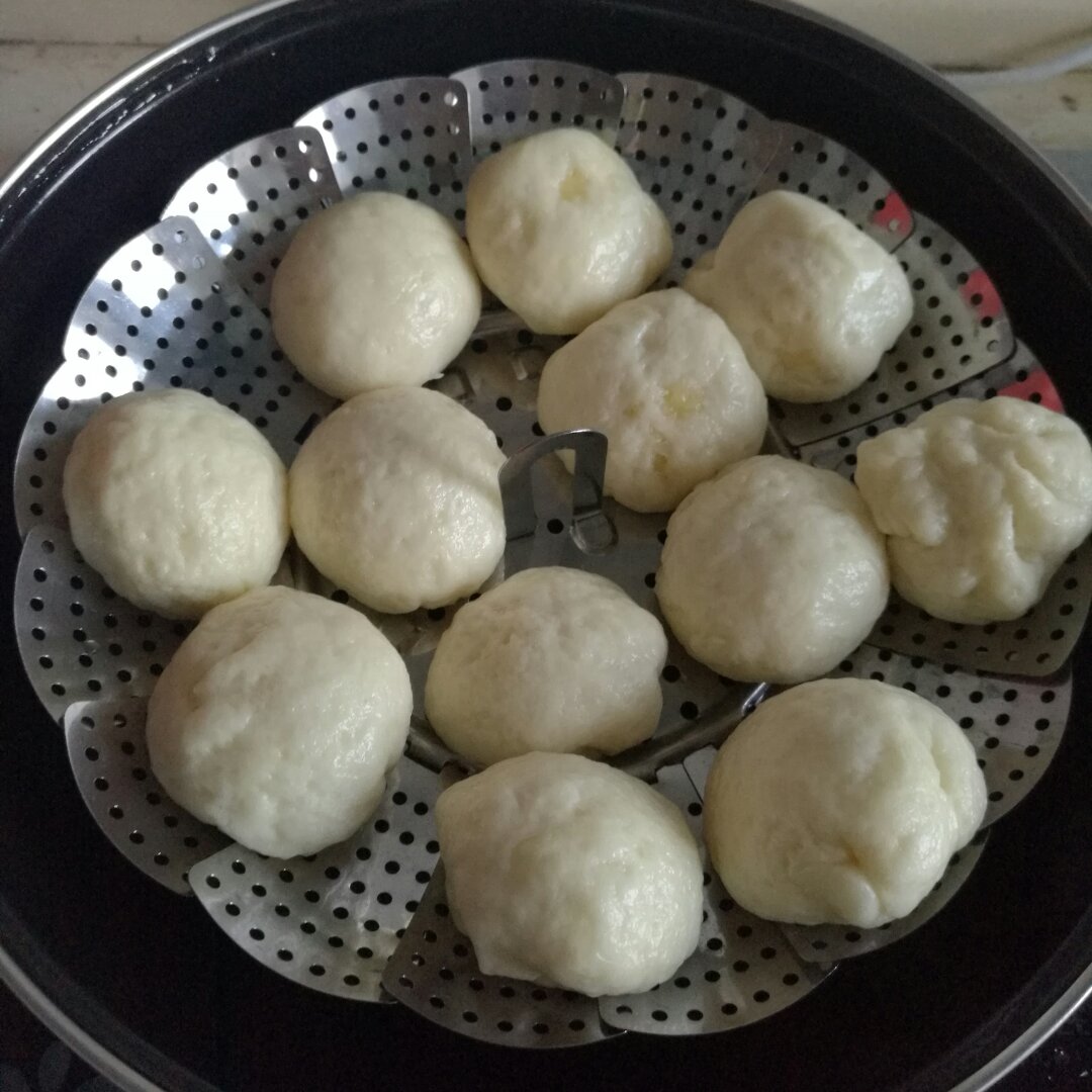 自制奶黄包