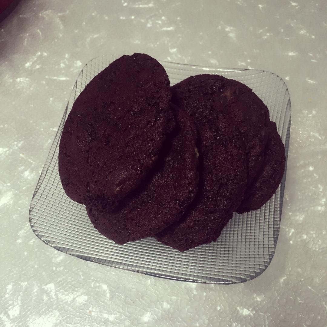 三重巧克力曲奇饼干 Triple Chocolate Cookies