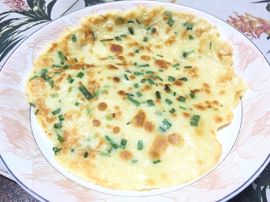 摊面衣(蛋饼)