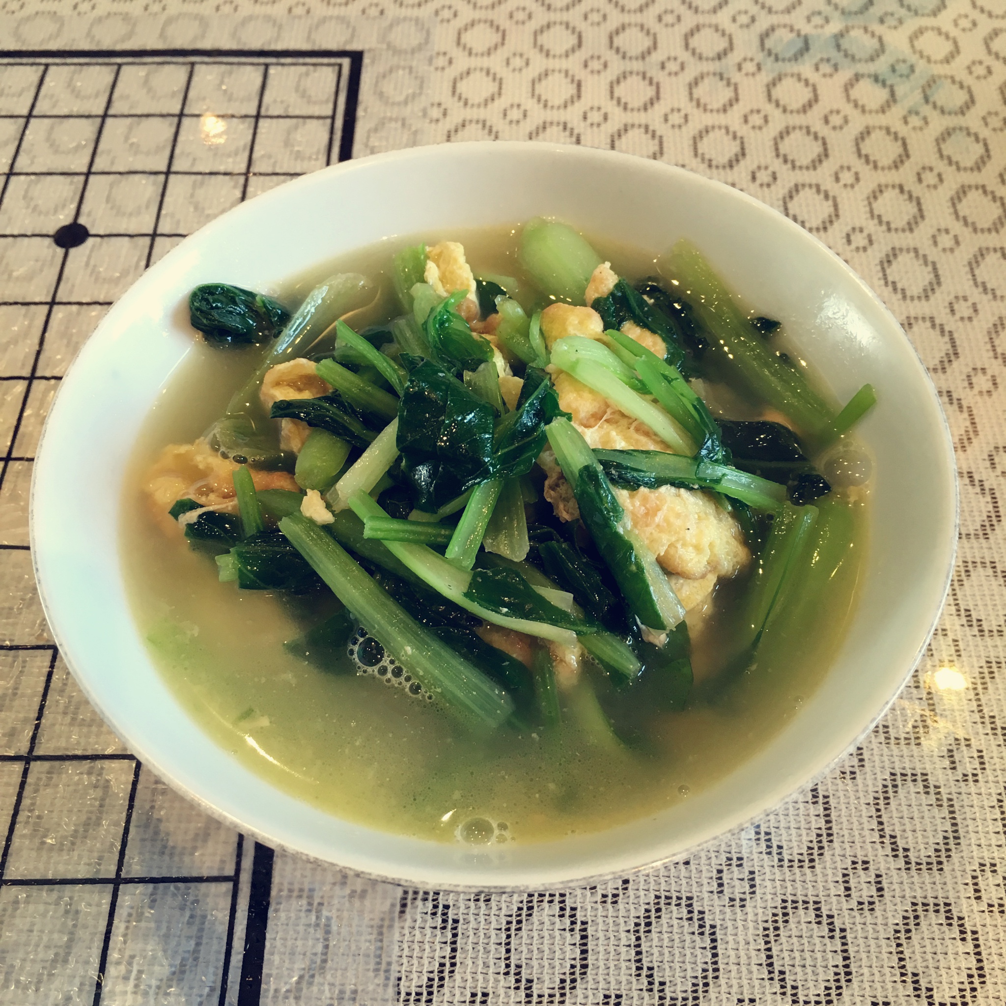 青菜+蛋汤