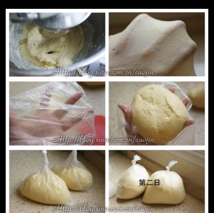 大忙人必学之分解法做面包（冷藏发酵 冷冻面团法）的做法 步骤1
