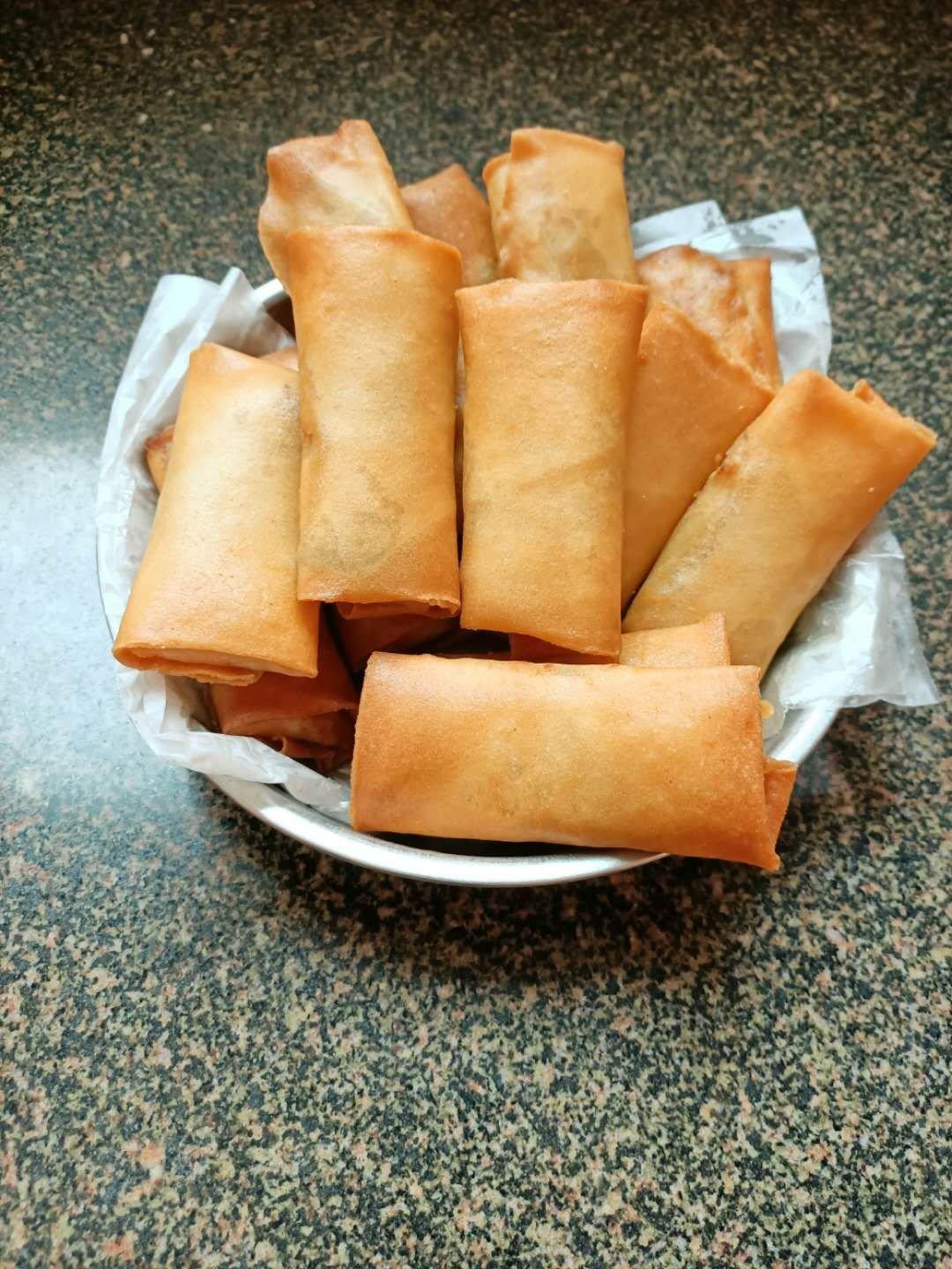 炸春卷~太太乐鲜鸡汁快手菜