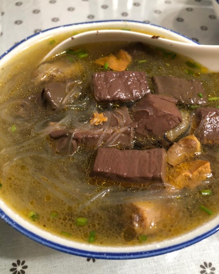 鸭血粉丝汤（简易版）