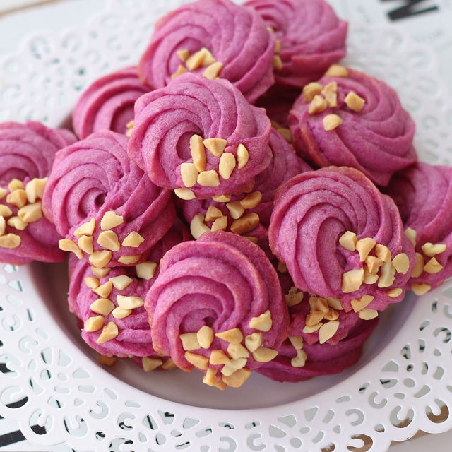 紫薯花生曲奇