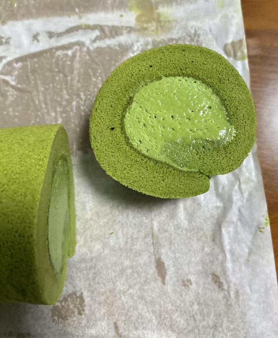 山姆人气款丨抹茶蛋糕卷丨不消泡毛巾面卷不裂配方分享