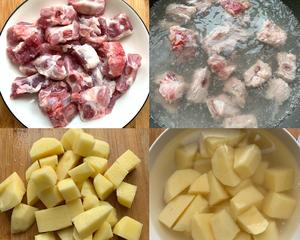 红烧排骨炖土豆的做法 步骤1