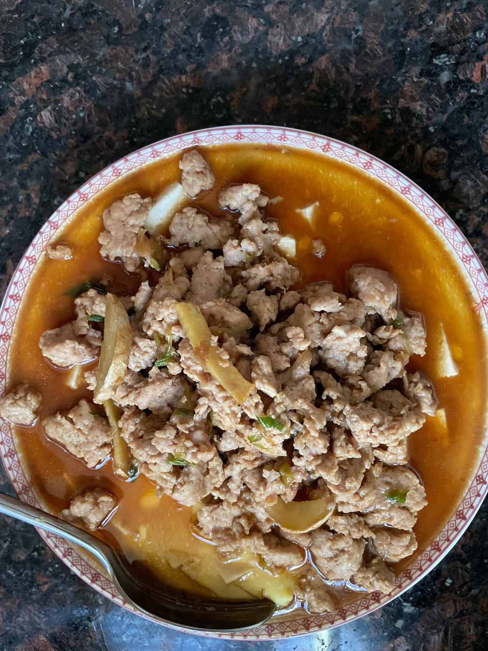 【豆腐肉末蒸蛋】非常嫩滑，小朋友也特喜欢