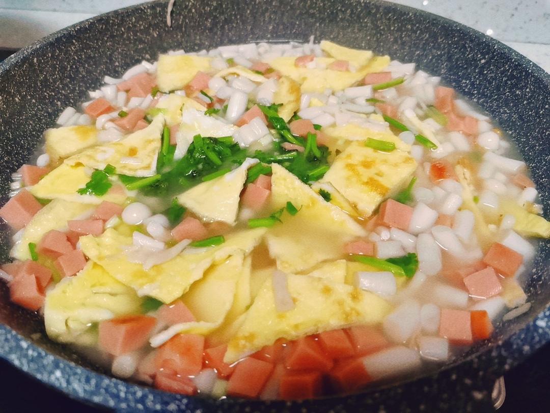 无敌鲜美的减脂菌菇鸡蛋汤