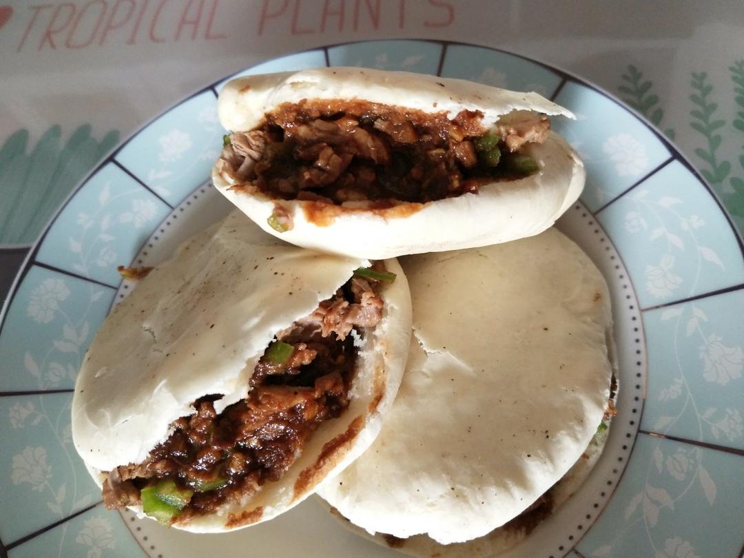 肉夹馍(白吉馍的制作)