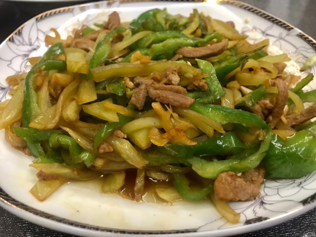 莴笋丝炒牛肉