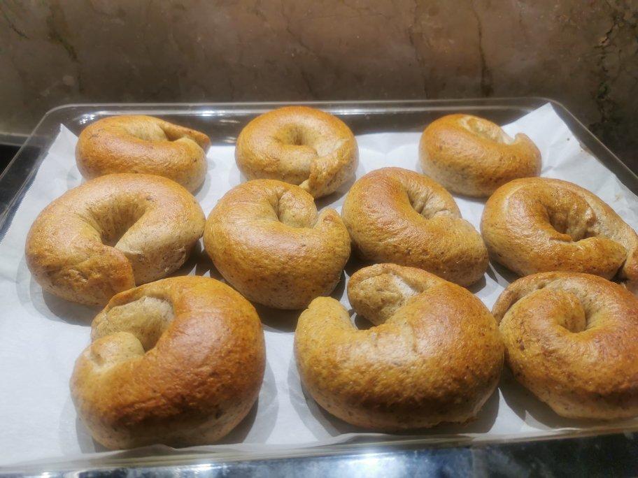 原味贝果🥯/黑芝麻贝果🥯