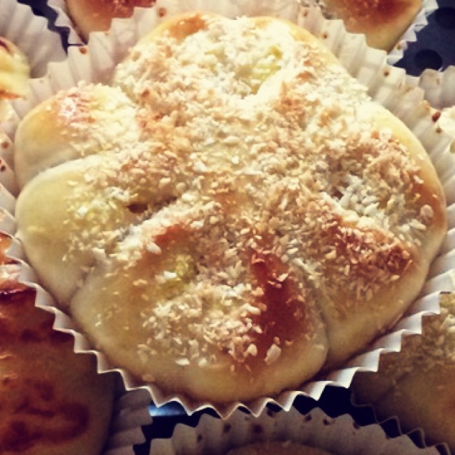 紫薯四叶草面包（汤种法）