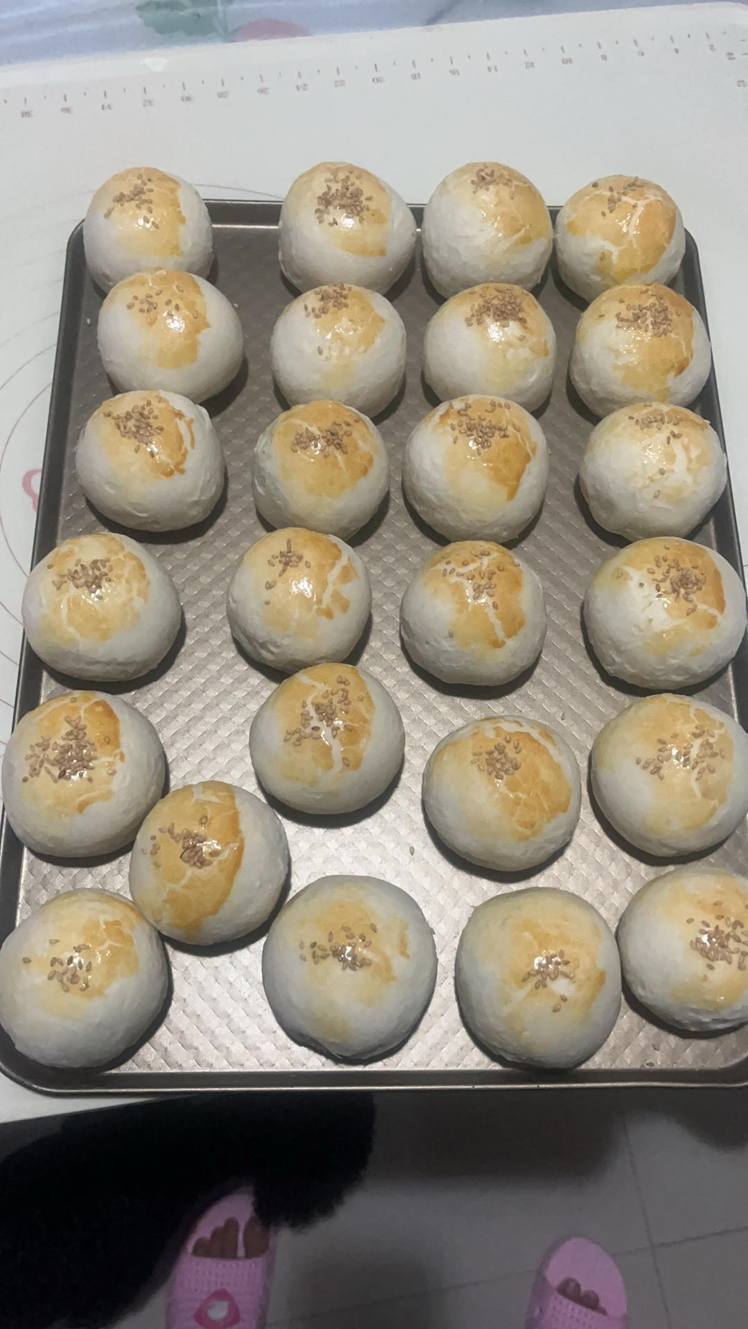 蛋黄酥16个 超详细步骤