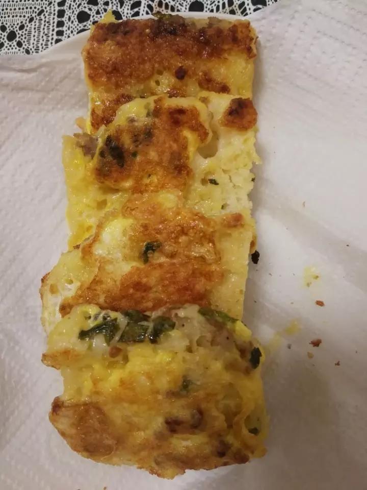 香葱肉末发糕