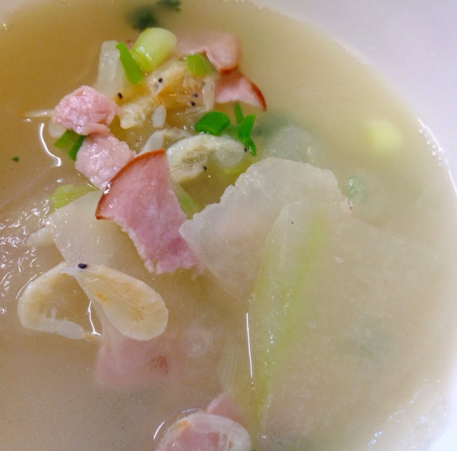 乌鸦君做的咸肉冬瓜汤