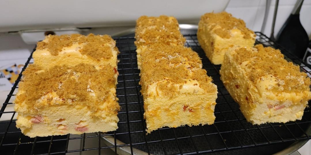 芝士夹心肉松蛋糕🍰