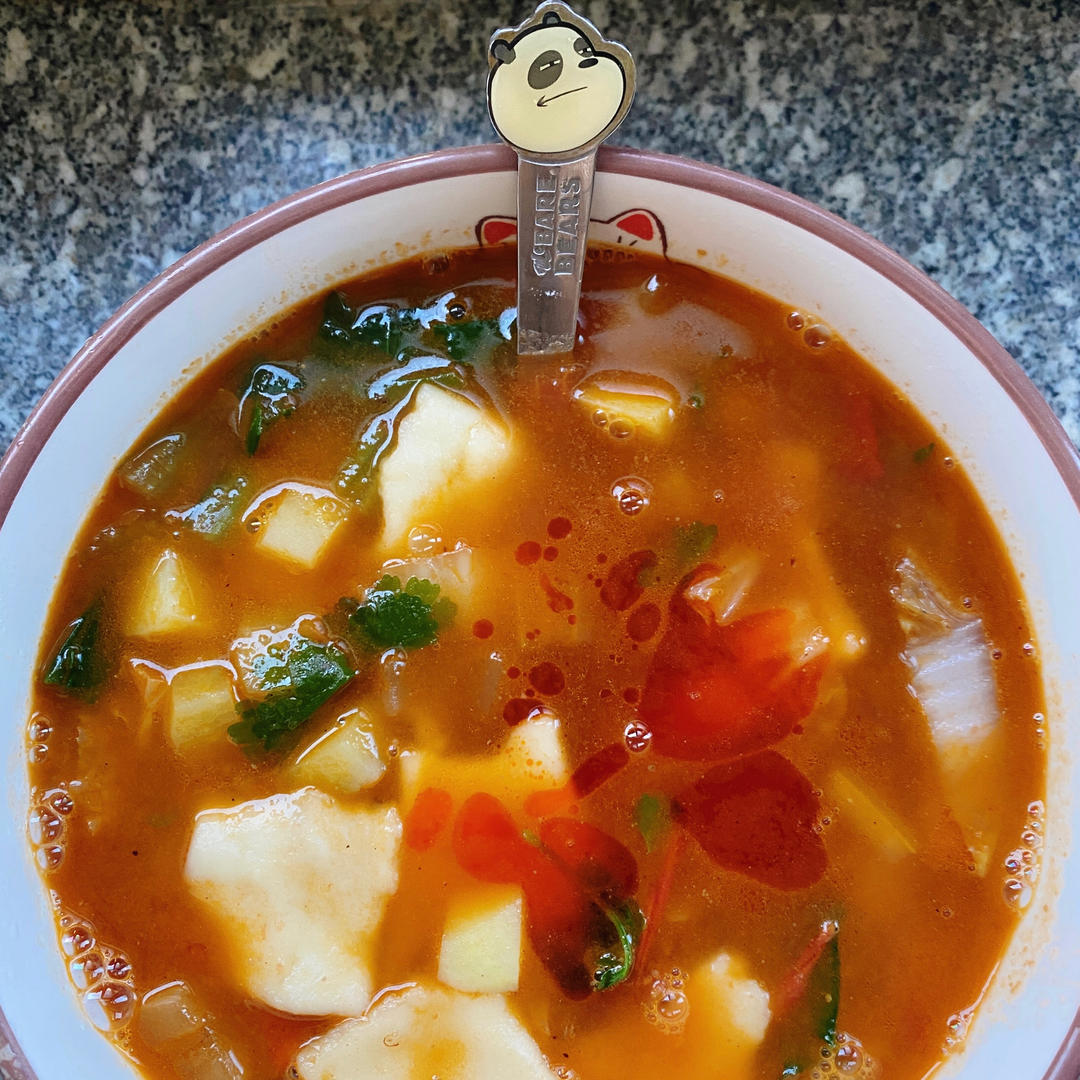 素揪片子（素汤饭）