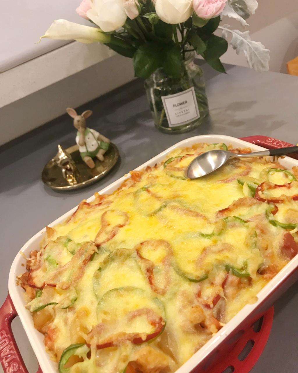 番茄鸡肉浓情焗饭【两人份】