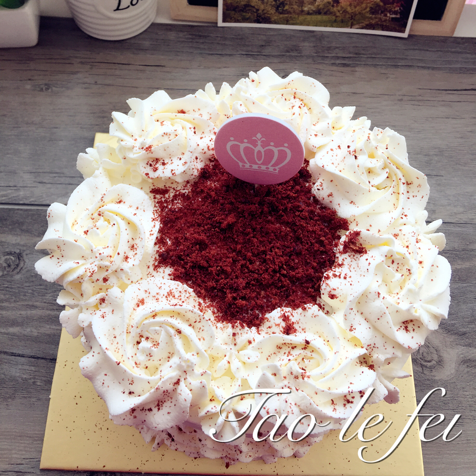 暖心红丝绒蛋糕［6寸绵软戚风版 ］