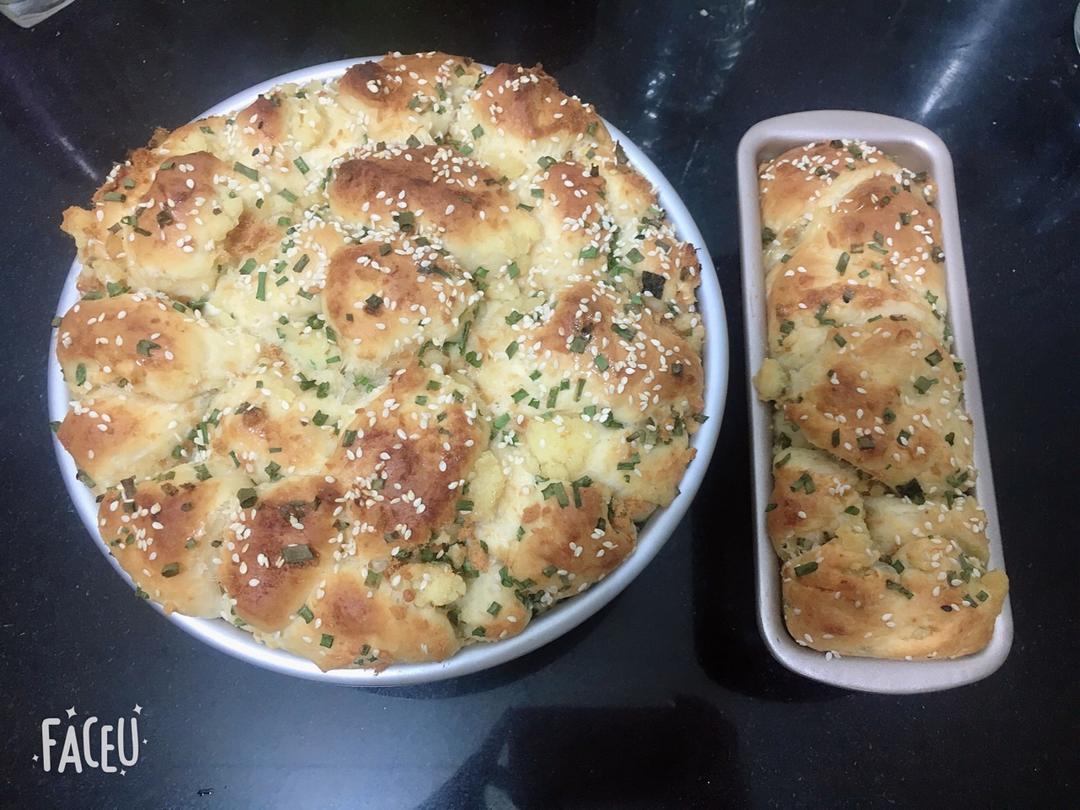 香葱肉松手撕包~❤️