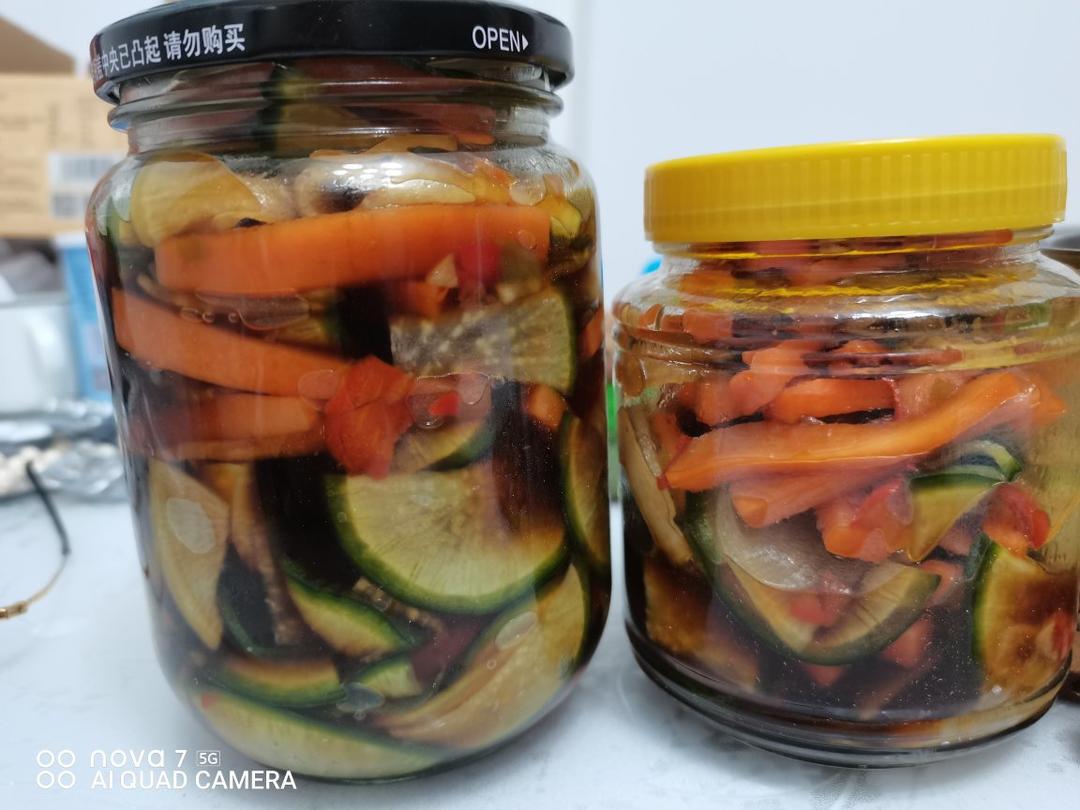 三步爽口酸酸辣辣腌萝卜片小咸菜