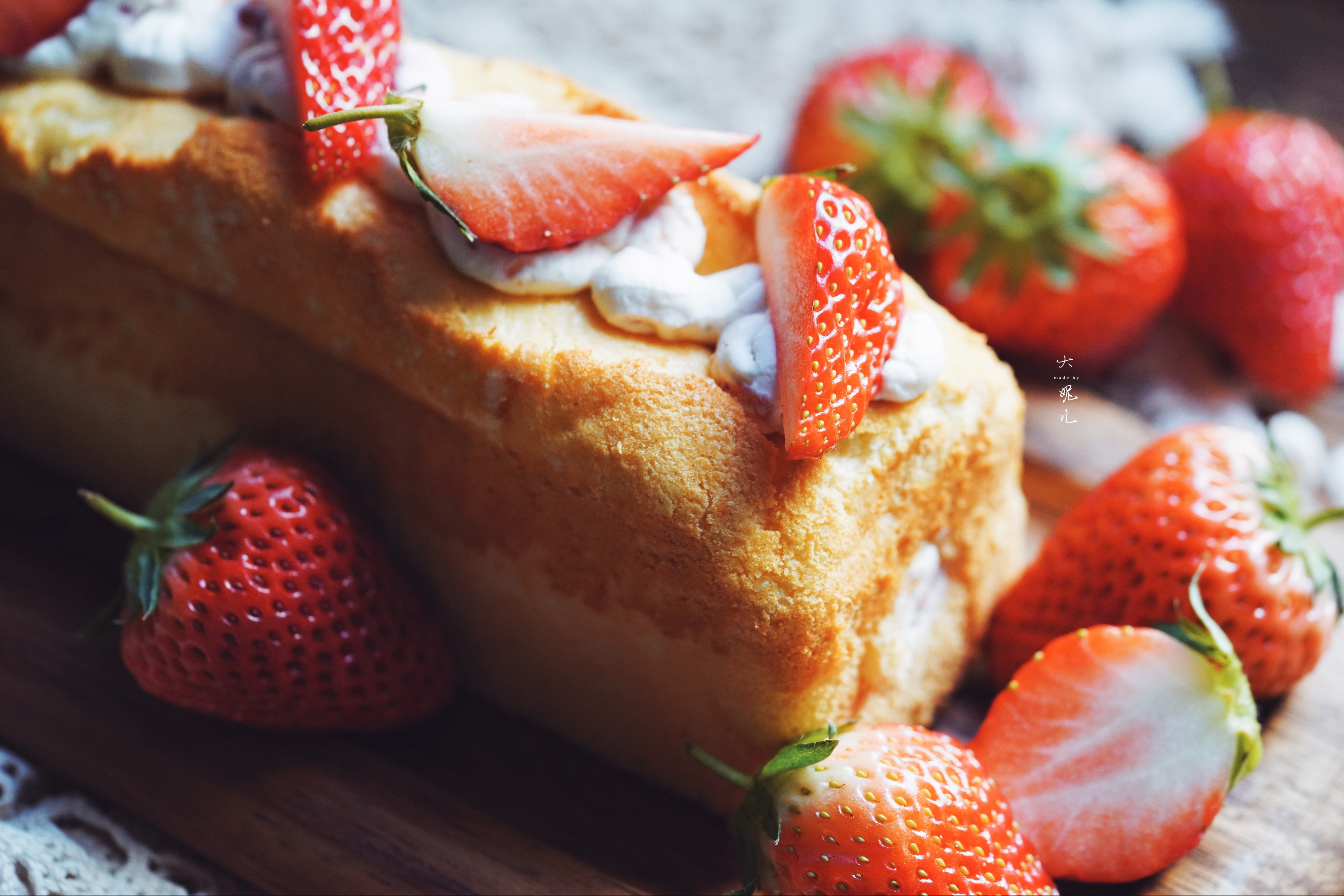 北海道草莓奶油雪藏天堂蛋糕的做法