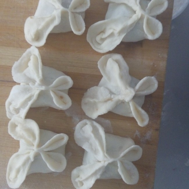 包饺子（新花样）蝴蝶蒸饺