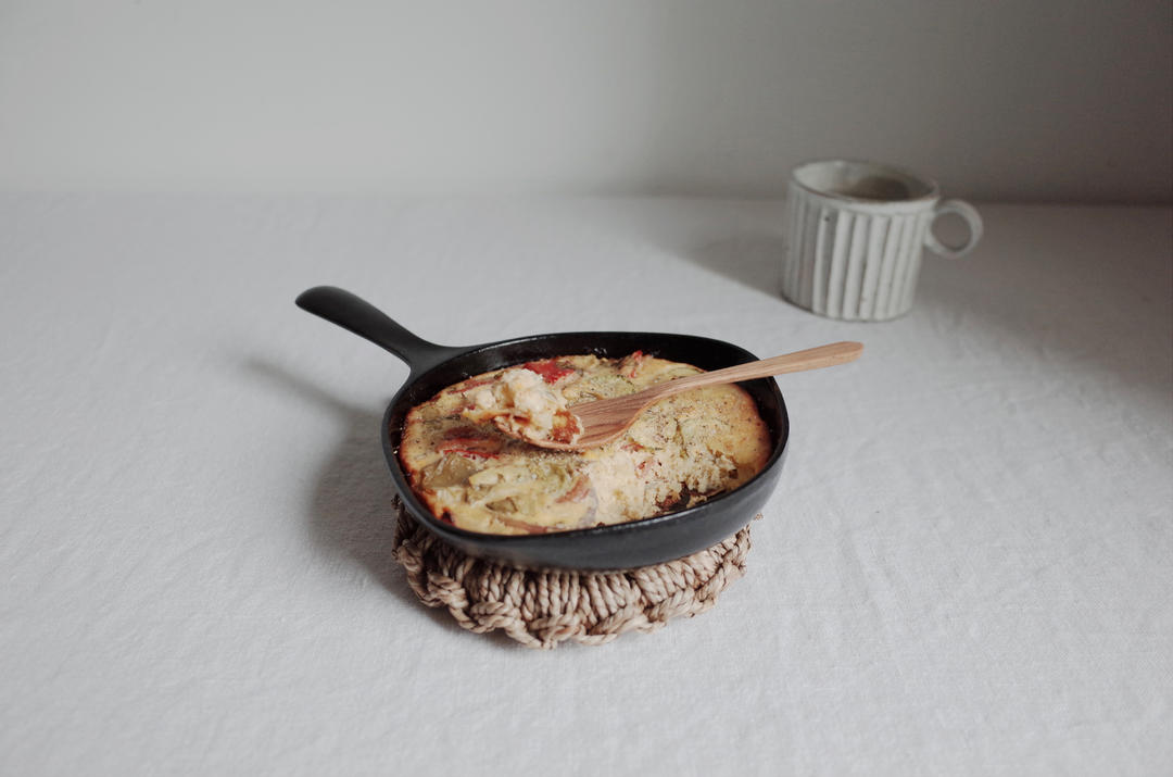 剩菜料理之光frittata 【北鼎烤箱食谱】