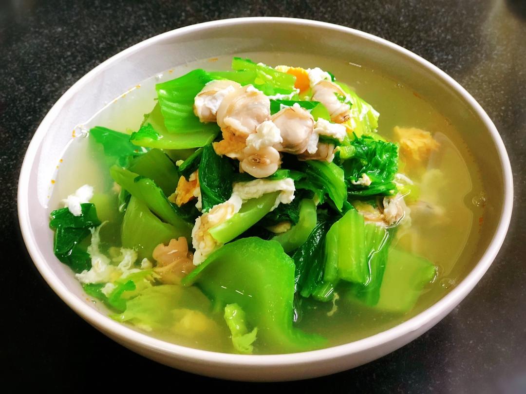 harbor海港做的车螺芥菜汤