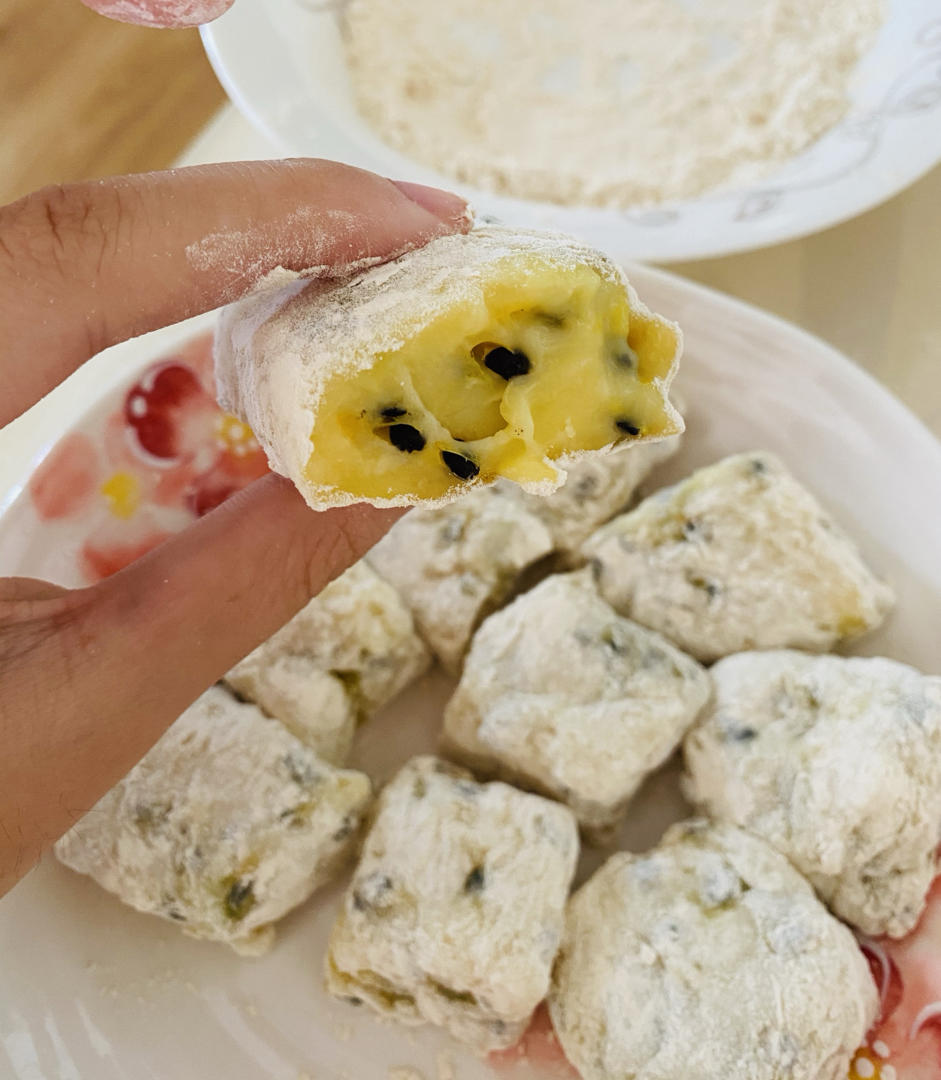 酸甜软糯巨好吃❗️百香果麻薯‼️一次成功