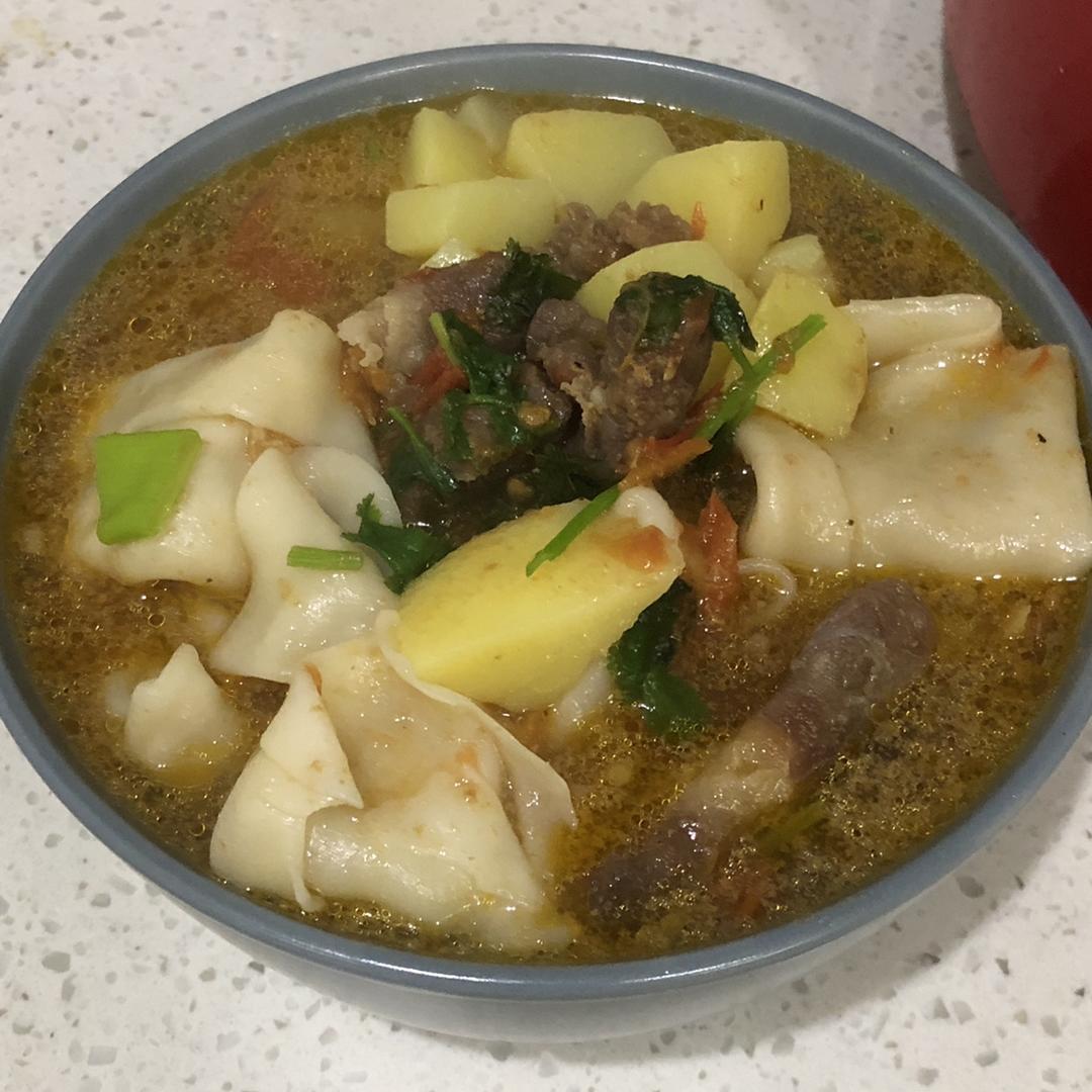 番茄土豆肥牛锅