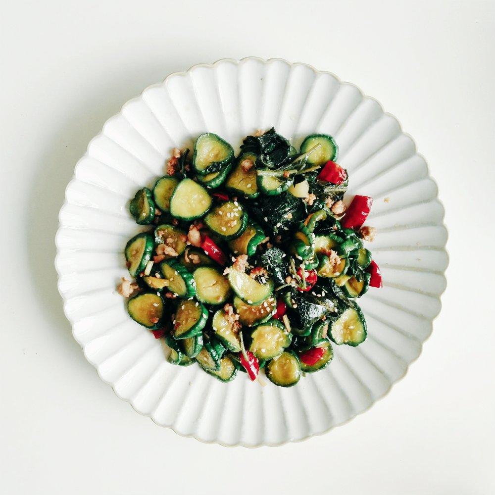 紫苏肉末荷兰小脆瓜【食材包操作说明】